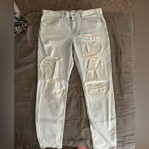 H&M Men’s Stylish Ripped Jeans 34/32 Slim Tapered NEVER WORN!